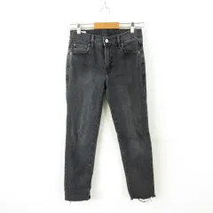 ギャップ GAP スキニーデニムパンツ ロング ストレッチ 黒 25 *A532