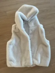 エコーファーベスト アイボリー 新品