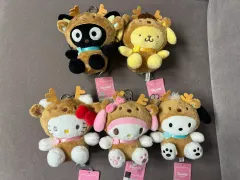 (新品)サンリオ 花鹿 ぬいぐるみキーホルダー 5種セット