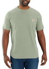 カーハート メンズ トップス シャツ Carhartt Mens Force Pocket Short Sleeve TShirt Sage セージ