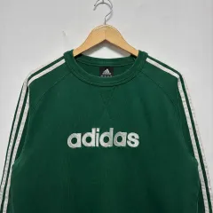 アディダス グリーン 3本線 スウェット