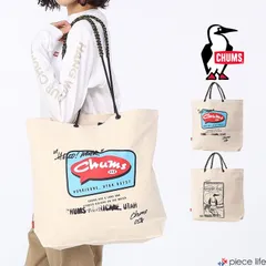 【2026春夏新作】 チャムス CHUMS バッグ トートバッグ キャンバスバッグ メンズ レディース 守矢努 コラボ キャンバス ロープ トートバッグ 鞄 約13L A4サイズ収納 ロープハンドル バルーンロゴ Old Booby CH60-4157