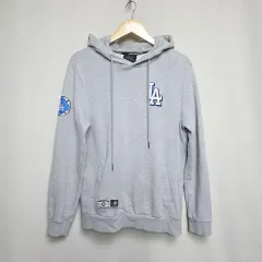 MLB メンズ LA 刺繍 フーディー Tシャツ 95