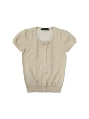 レイBEAMS半袖ニット