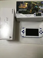 【中古】PSP「プレイステーション・ポータブル」 新米ハンターズパック ホワイト/ブルー(PSPJ-30021)