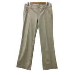 ソニアリキエル SONIA RYKIEL SONIA BY パンツ ストレート ロング 無地 40 ベージュ