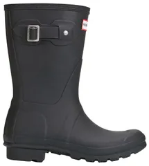 ハンター レディース シューズ ブーツ・レインブーツ HUNTER Womens Original Short Rain Boots Black ブラック