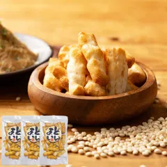 送料無料【ポスト投函】クセになるおいしさ!はだか麦とねぎ味噌のあられ30g×3袋のサムネイル
