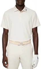 J リンドバーグ メンズ トップス ポロシャツ JLindeberg J Lindeberg Mens Bison Regular Jacquard Golf Polo Moonbeamのサムネイル
