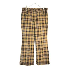 70年代 USA製 Levi's リーバイス STA-PREST スタプレスト スラックスパンツ ヴィンテージ チェック(メンズ W33 L32)中古 古着 X6442
