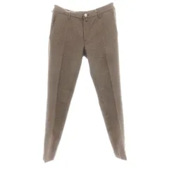【新品】ヤコブコーエン JACOB COHEN GREG ストレッチウールカシミヤ ハウンドトゥース イージースラックスパンツ ブラウン【サイズ34】【メンズ】のサムネイル