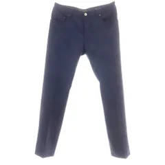 【新品】ヤコブコーエン JACOB COHEN BARD ストレッチウールカシミヤ チェック 5ポケットパンツ ネイビー【サイズ34】【メンズ】のサムネイル