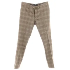 【新品】ヤコブコーエン JACOB COHEN PHARREL ACTIVE ストレッチウールカシミヤ チェック イージースラックスパンツ ブラウン【サイズ34】【メンズ】のサムネイル