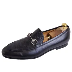美品 グッチ GUCCI ローファー モカシン ビジネスシューズ ホースビット