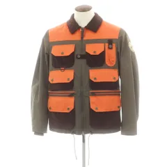 【中古】ハンティングワールド HUNTING WORLD ポリエステルコットン ハンティングジャケット オリーブxオレンジ【サイズL】【メンズ】のサムネイル