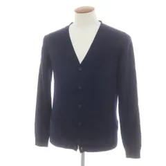 【中古】ロベルトコリーナ ROBERTO COLLINA ハイゲージ ウール カーディガン ネイビー【サイズ46】【メンズ】のサムネイル