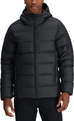 アウトドアリサーチ メンズ アウター ジャケット・ブルゾン ダウン パーカー Outdooresearch Mens Coldfront Down Hoodie Solid Black ブラック