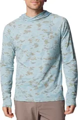 コロンビア メンズ アウター パーカー・スウェット Columbia Mens PFG Uncharted Hoodie Crushed Bluncharted Wtr