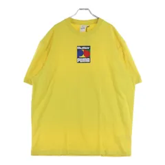 PUMA (プーマ) フロントプリント半袖Tシャツ 534058 イエロー