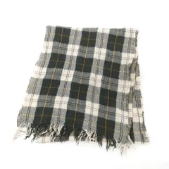 【中古】バブアー Barbour ウール ストール グリーン【メンズ】
