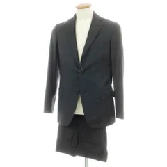 【中古】ベルベスト Belvest ウール 3つボタンスーツ チャコールグレー【サイズ46】【メンズ】
