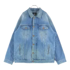 BALENCIAGA (バレンシアガ) 20AW ZIP UP JACKET 657602 オーバーサイズ ジップアップデニムジャケット Gジャン インディゴのサムネイル