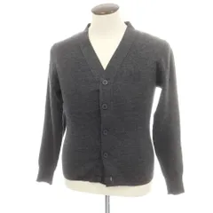 【中古】ルトロワ Letroyes ハイゲージ ウール カーディガン グレー【サイズL】【メンズ】のサムネイル
