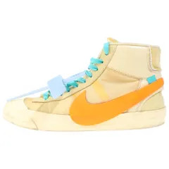 NIKE (ナイキ) ×OFF-WHITE BLAZER MID ALL HALLOWS EVE AA3832-700 オフホワイト ブレーザー ミッドカットスニーカー ベージュ US10.5/28.5cm