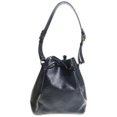 LOUIS VUITTON (ルイヴィトン) エピ プチノエ ハンドバッグ ブラック レザー M59012