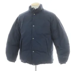 【中古】ザノースフェイス THE NORTH FACE ナイロン ダウンジャケット ネイビー【サイズS】【メンズ】