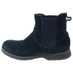 UGG (アグ) スウェードレザー サイドゴア ショートブーツ ネイビー