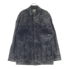 SHAREEF (シャリーフ) BIG DENIM JACKET ウォッシュド加工 ビッグ デニムジャケット ブラック 17711019のサムネイル