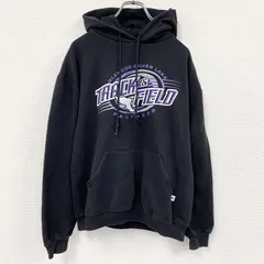 古着 used　～00s　RUSSELL ATHLETIC　ラッセルアスレチック　スウェットパーカー/フーディー　ヴィンテージ　黒　ブラック　Mサイズ
