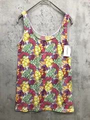 新品 TSUMORI CHISATO ツモリチサト フルーツ 総柄 カラフル タンクトップ sizeM/マルチカラー ■■ レディース