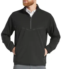 フットジョイ メンズ アウター ジャケット・ブルゾン シャツ FootJoy Mens Zephyr Long Sleeve Golf Windshirt Black ブラックのサムネイル