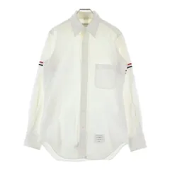 THOM BROWNE (トムブラウン) 4BAR オックスフォードボタンダウン 長袖シャツ ホワイト MWL150E-06177100のサムネイル
