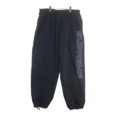 SUPREME (シュプリーム) 25AW Spellout Embroidered Ripstop Track Pant スペルアウト エンブロイダリー リップストップ トラックパンツ ブラック