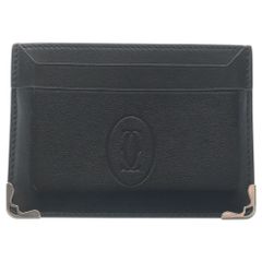 Cartier カルティエ マスト ドゥ 2つ折り財布 ブラック 黒 m746