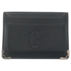 Cartier (カルティエ) Must de Cartier Double Card Holder マスト ドゥ カルティエ ダブル カードホルダー ブラックのサムネイル