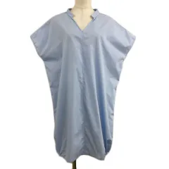 ケイビーエフ KBF アーバンリサーチ ワンピース シャツ Iライン ミニ スキッパー コクーン 無地 半袖 ONE 水色 ライトブルー