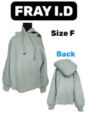 FRAY I.D フレイアイディー オーバーサイズフーディー パーカー ミントグリーン 長袖 日本製 スウェットのサムネイル