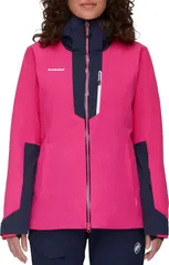 マムート レディース アウター ジャケット・ブルゾン Mammut Womenstoney Thermo Ski Jacket PinkMarine ピンクのサムネイル