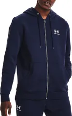 アンダーアーマー メンズ アウター パーカー・スウェット フリース Under Armour Mens Icon Fleece FullZip Hoodie Midnight NavyWhite ホワイト