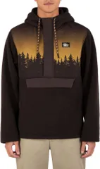 ハーレー メンズ アウター ジャケット・ブルゾン Hurley Mens Evergreen Burrito Anorak Jacket Brown ブラウンのサムネイル
