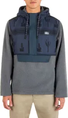 ハーレー メンズ アウター ジャケット・ブルゾン Hurley Mens Evergreen Burrito Anorak Jacket Stone Grey グレーのサムネイル