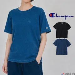 【2026春夏新作】チャンピオン Champion tシャツ 半袖 メンズ レディース リバースウィーブ(R)  ショートスリーブTシャツ ユニセックス トップス ロゴ 刺繍 半袖Tシャツ カットソー ブラック インディゴ M L XL C3-D301