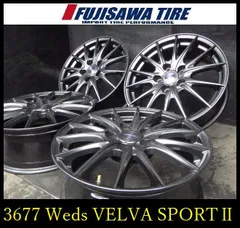 3677】B△送料無料△Weds VELVA SPORTII※エグゼクティブ装着不可△17x6
