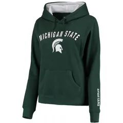 コロシアム レディース アウター パーカー・スウェット ロゴ Colosseum Womens Green Michigan State Spartans Arch Logo 1 Pullover Hoodie Msu Green グリーン