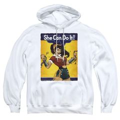 애니메이션 캐릭터 남성 아우터 니트 스웨터 파커 Licensed Character Justice League Of America Wonder Woman Shell Adult Pull Over Hoodie White 화이트