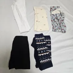 100サイズ 女の子 ベビー服 春秋 レギンス 5p